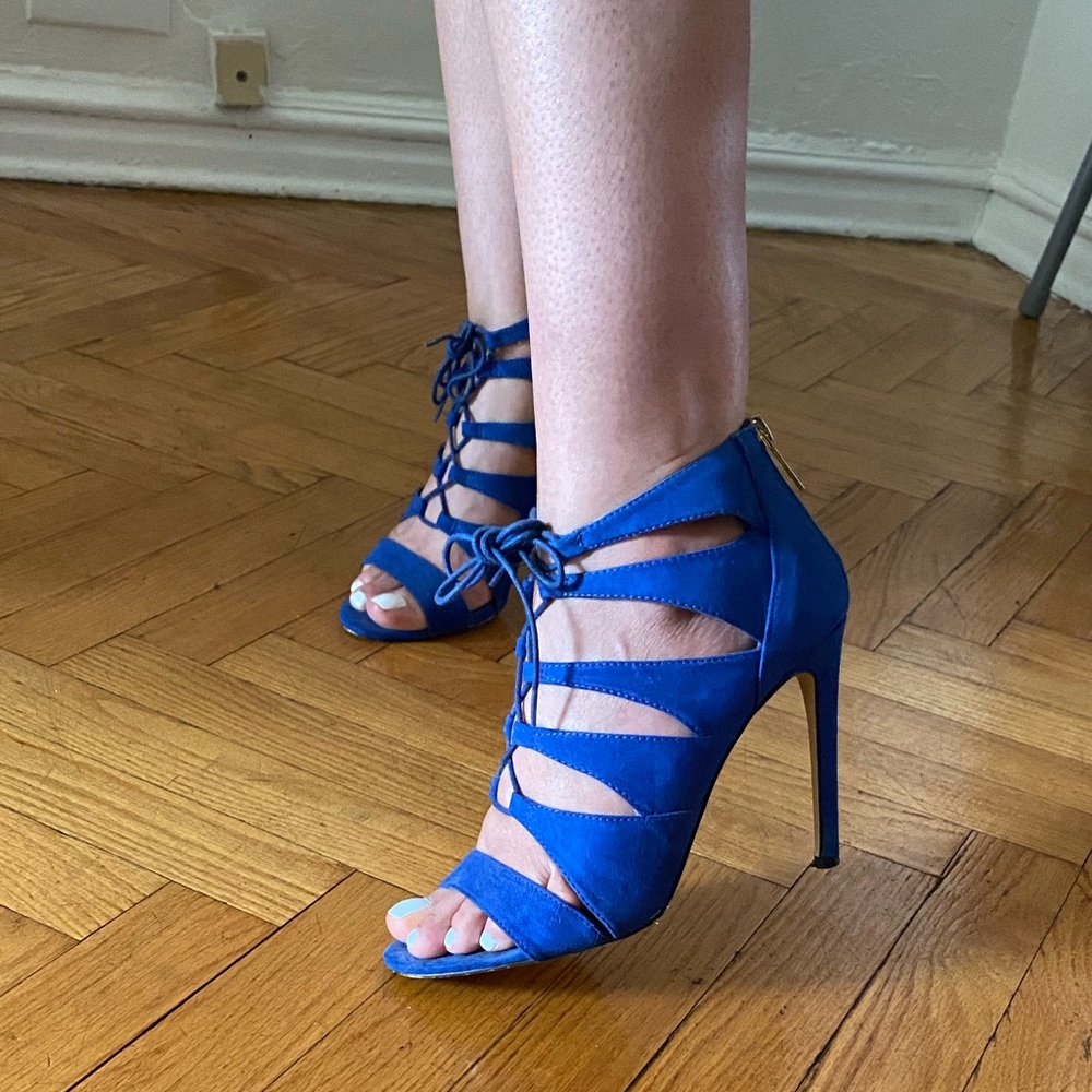 Steve Madden Madden Girl Blue Heel Sandals